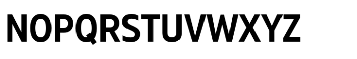 Muller Next Narrow Bold Font UPPERCASE