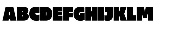Muller Next Narrow Fat Font UPPERCASE