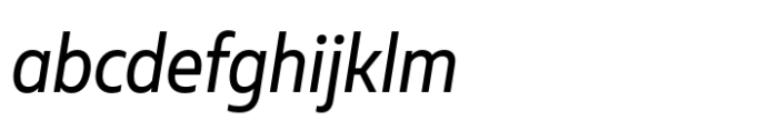 Muller Next Narrow Regular Italic FONT