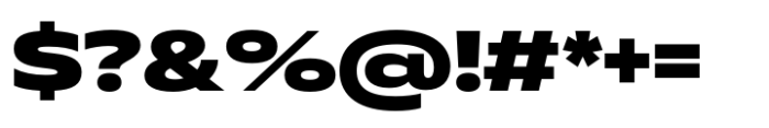 Muller Next UltraWide Extra Bold Font OTHER CHARS