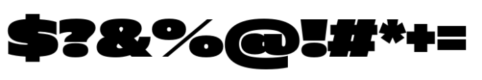 Muller Next UltraWide Fat Font OTHER CHARS