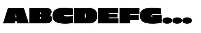 Muller Next UltraWide Fat Font UPPERCASE