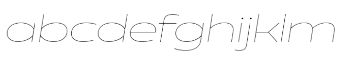 Muller Next UltraWide Hairline Italic FONT