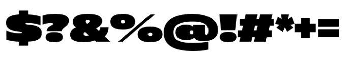 Muller Next UltraWide Heavy Font OTHER CHARS