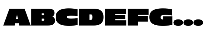 Muller Next UltraWide Heavy Font UPPERCASE