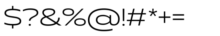 Muller Next UltraWide Light Font OTHER CHARS
