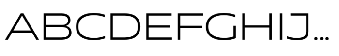 Muller Next UltraWide Light Font UPPERCASE