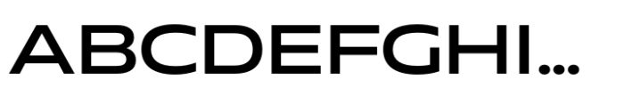 Muller Next UltraWide Medium Font UPPERCASE