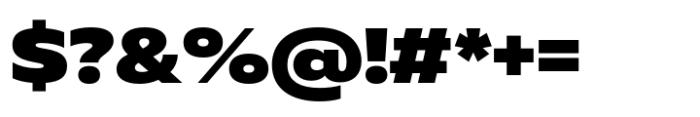 Muller Next Wide Black Font OTHER CHARS