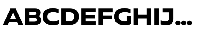 Muller Next Wide Bold Font UPPERCASE