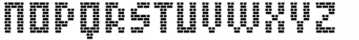 MultiType Brick Display Narrow Font UPPERCASE