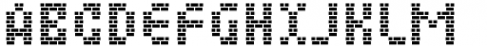 MultiType Brick Display Narrow Font LOWERCASE