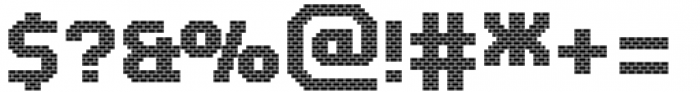 MultiType Brick Mega Blocks Font OTHER CHARS