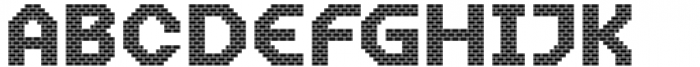 MultiType Brick Mega Blocks Font UPPERCASE