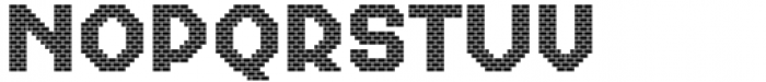 MultiType Brick Mega Blocks Font UPPERCASE