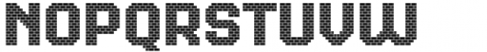 MultiType Brick Mega Blocks Font LOWERCASE