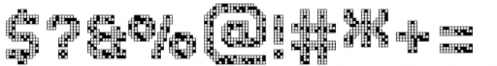 MultiType Gamer Crossword Font OTHER CHARS