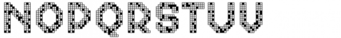 MultiType Gamer Crossword Font UPPERCASE
