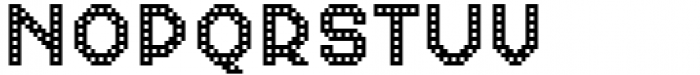 MultiType Gamer Pierced Font UPPERCASE