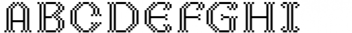 MultiType Gamer Serif Font UPPERCASE