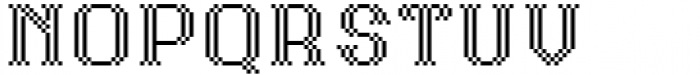 MultiType Gamer Serif Font LOWERCASE