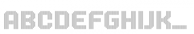 MultiType Lines Regular 3 Font LOWERCASE