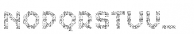 MultiType Maze Labyrinth Light Font UPPERCASE