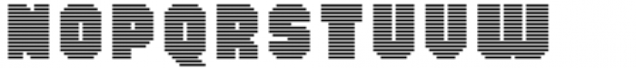 MultiType Rows Regular Bold Font LOWERCASE