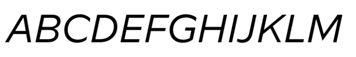 Multima Regular Italic Font UPPERCASE