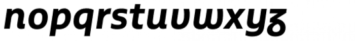 Multiple Sans Alt I Bold Italic Font LOWERCASE