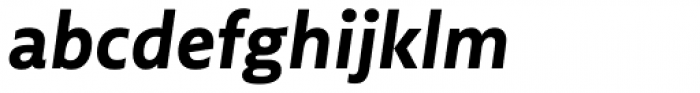 Multiple Sans Alt II Bold Italic Font LOWERCASE
