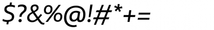 Multiple Sans Alt II Regular Italic Font OTHER CHARS