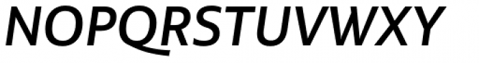 Multiple Sans Alt II Semi Bold Italic Font UPPERCASE