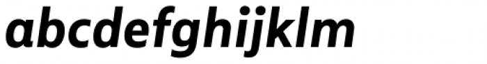 Multiple Sans Alt III Bold Italic Font LOWERCASE