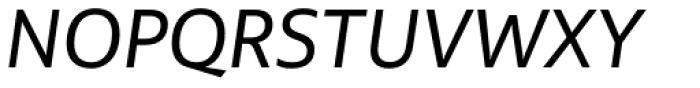 Multiple Sans Alt III Regular Italic Font UPPERCASE