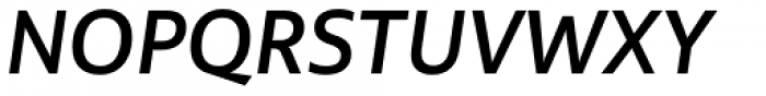 Multiple Sans Alt III Semi Bold Italic Font UPPERCASE