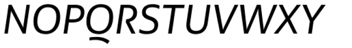 Multiple Sans Alt IV Regular Italic Font UPPERCASE