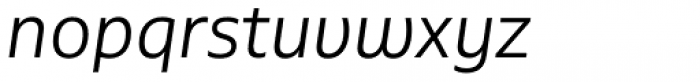 Multiple Sans Pro Light Italic Font LOWERCASE