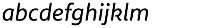 Multiple Sans Pro Regular Italic Font LOWERCASE