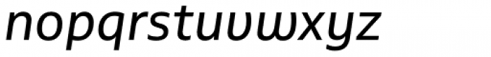 Multiple Sans Pro Regular Italic Font LOWERCASE