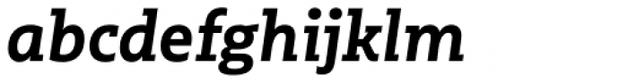 Multiple Slab Alt I Bold Italic Font LOWERCASE