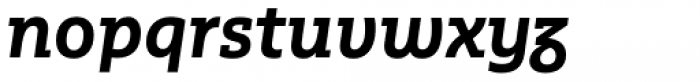 Multiple Slab Alt I Bold Italic Font LOWERCASE
