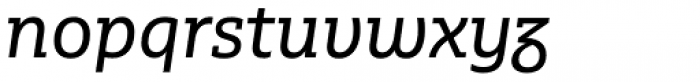 Multiple Slab Alt I Regular Italic Font LOWERCASE