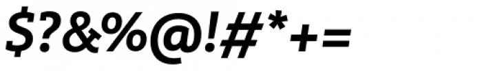 Multiple Slab Alt II Bold Italic Font OTHER CHARS