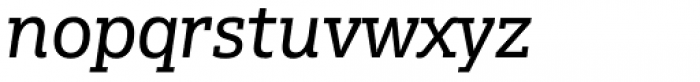 Multiple Slab Alt III Regular Italic Font LOWERCASE