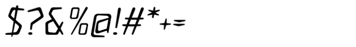 Multipolar Italic Font OTHER CHARS