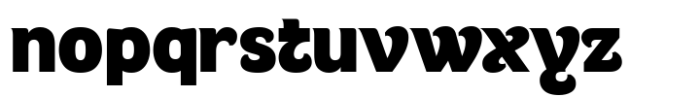 Multum Black Font LOWERCASE
