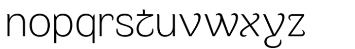 Multum Extra Light Font LOWERCASE