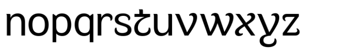 Multum Regular Font LOWERCASE