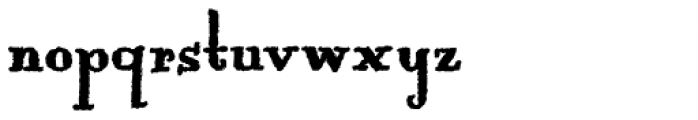 Mummbler Font LOWERCASE